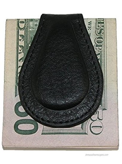Paul & Taylor Men's Leather Magnetic Money Clip