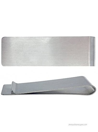 Stainless Steel Money Clip SourceTon 4 Pack Slim Wallet Credit Card Holder Minimalist Wallet Silver