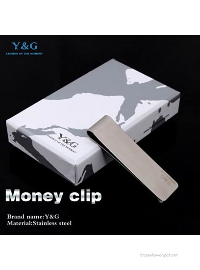 Y&G Men's Fashion Smart Design Wallet Slim Stainless Steel Money Clip