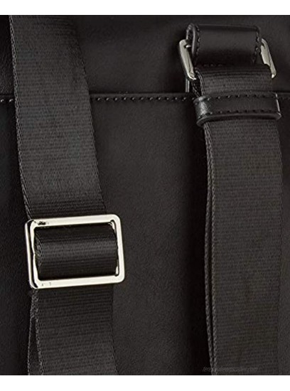 Guess Men's Dan 4g Embossed Micro Doc Case Women Shoulder Bags Black 9x20x13 Centimeters W x H x L