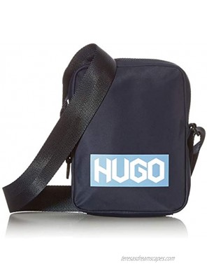 HUGO Men's Record JL NS Zip Crossbody Bag Navy410 ONESI