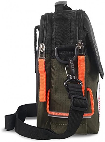 JAKAGO Waterproof Shoulder Bag Universal Small Messenger Bag Handbag Mobile Phone Pouch Cross Body Bag Belt Purse with Shoulder Strap for Outdoor Sport Travel Hiking Camping