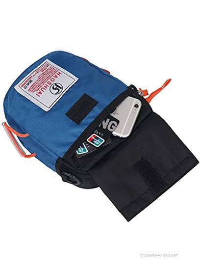 JAKAGO Waterproof Shoulder Bag Universal Small Messenger Bag Handbag Mobile Phone Pouch Cross Body Bag Belt Purse with Shoulder Strap for Outdoor Sport Travel Hiking Camping Light Blue