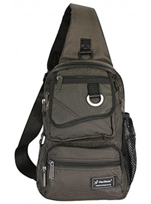 Vanlison Sling Bag Chest Shoulder Backpack Crossbody Multipurpose Daypack For Men Women