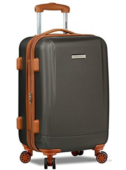 Dejuno Legion New Generation 3-pc Hardside Spinner TSA Combination Lock Luggage Set Charcoal