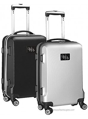 His & Hers Collection Carry-On Hardcase Spinner 2-Piece Set