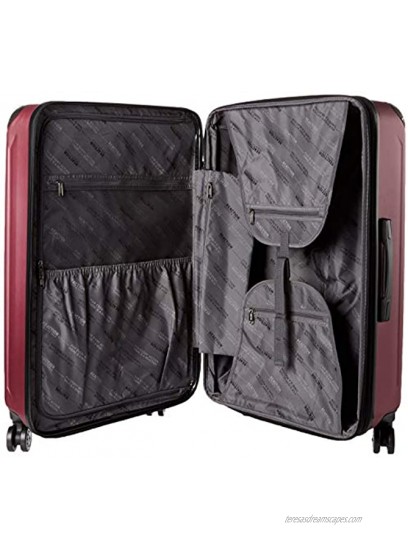 Kenneth Cole Reaction Reverb Hardside 8-Wheel 3-Piece Spinner Luggage Set: 20 Carry-on 25 29 Raspberry