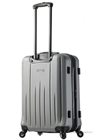 Mia Toro Fabbri Hardside Spinner Luggage 3 Piece Set Black One Size