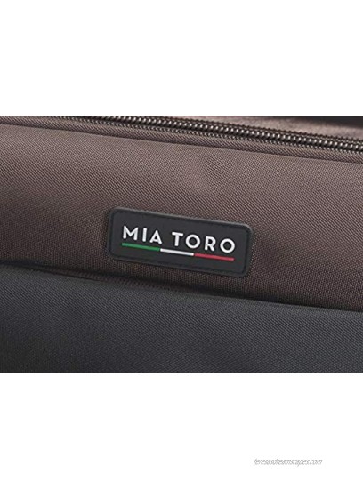 Mia Toro Italy Gardena Softside Spinner Luggage 3 Piece Set Red One Size