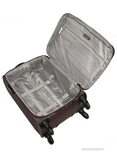 Mia Toro Italy Gardena Softside Spinner Luggage 3 Piece Set Red One Size