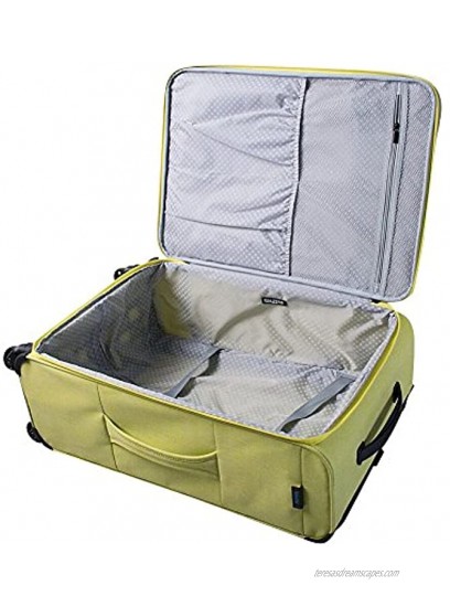 Mia Toro Italy Kitelite Cirro Softside Spinner Luggage 3pc Set Brown One Size