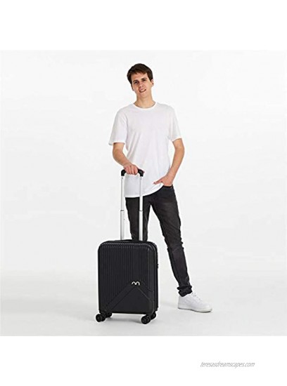 MOVOM Set of 3 suitcases Black 76 centimeters