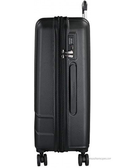 MOVOM Set of 3 suitcases Black 76 centimeters