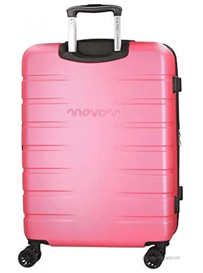 MOVOM Set of 3 suitcases Pink 79 cm