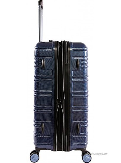 ORIGINAL PENGUIN Collins 3 Piece Set Expandable Suitcase with Spinner Wheels Black One Size