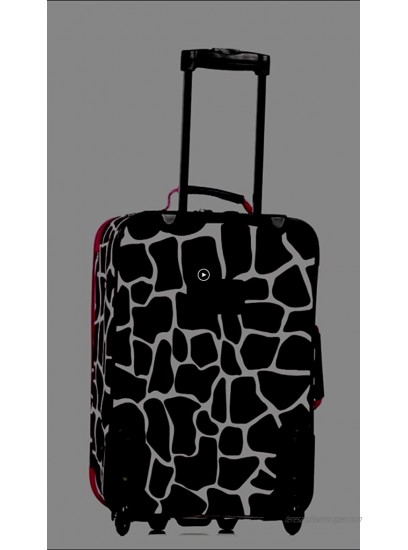 Rockland Fashion Softside Upright Luggage Set Peace 4-Piece 14 19 24 28