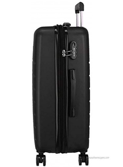 ROLL ROAD Set of 2 suitcases Black 66 centimeters