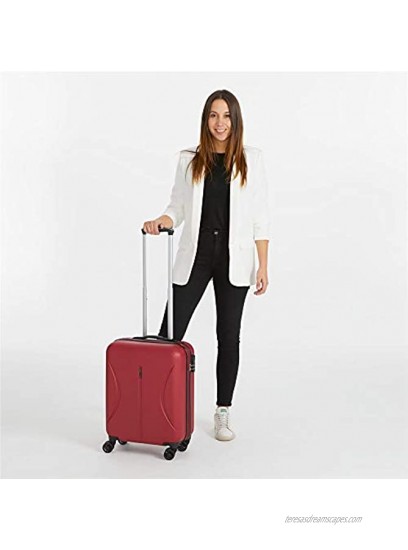 ROLL ROAD Women Luggage Set Red Rojo LargeSize Label:X-Large