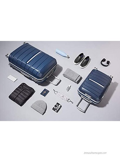 Samsonite Freeform Hardside Expandable with Double Spinner Wheels Navy 2-Piece Set 21 28