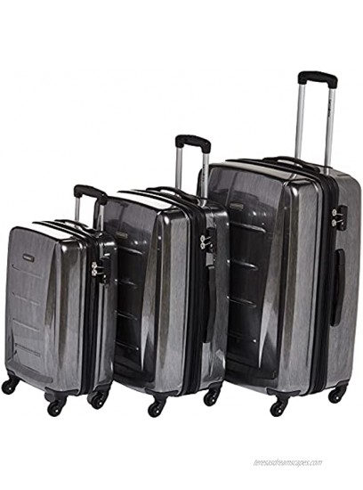 Samsonite Winfield 2 Hardside Luggage with Spinner Wheels Charcoal 3-Piece Set 20 24 28