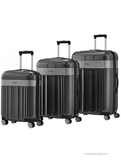 TITAN Unisex Adult Luggage Set Grey Anthrazit 76 cm