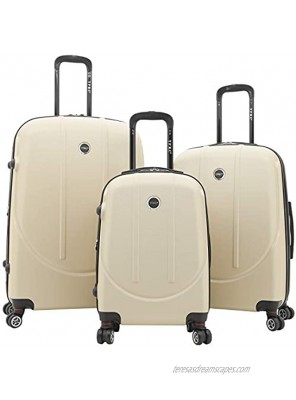 TPRC Falkirk 3-Piece Hardside Expandable Spinner Luggage Sugar Set 20 24 28