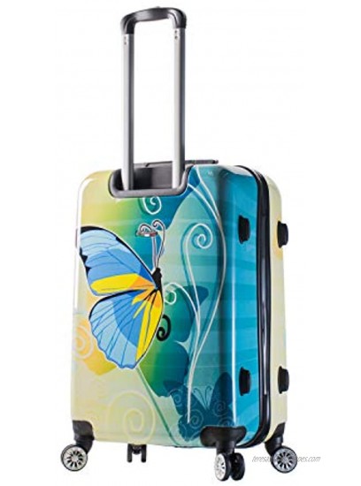 Viaggi Mia Italy Butterfly Hardside Spinner 3pc Set One Size