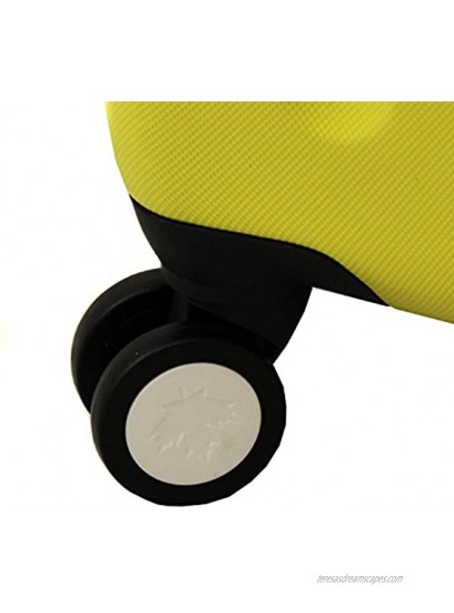 World Traveler Aria 3-Piece Hardside Spinner Luggage Set-Yellow One Size