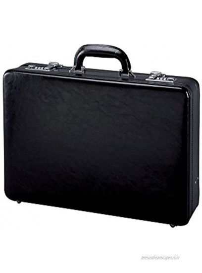 Alassio 41033 TAORMINA attache case briefcase leather black
