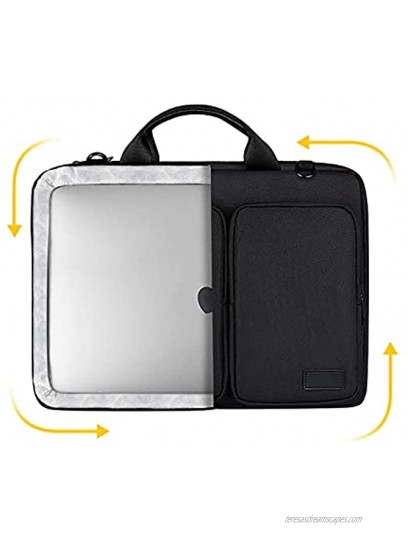 GDYJP Men Women Protective Laptop Shoulder Case Waterproof Laptop Bag Cover Briefcase Handbag Messenger Bag Lightweight Carrying Work Bag Color : B Size : 42.5 * 31.5 * 4cm