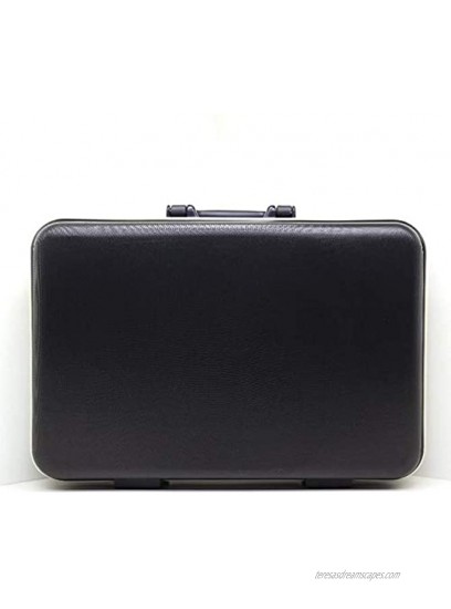 JPDP Small Business Briefcase 16 Inch Black Password Case Aluminium Alloy Frame Laptop Briefcases 16 Inch Black