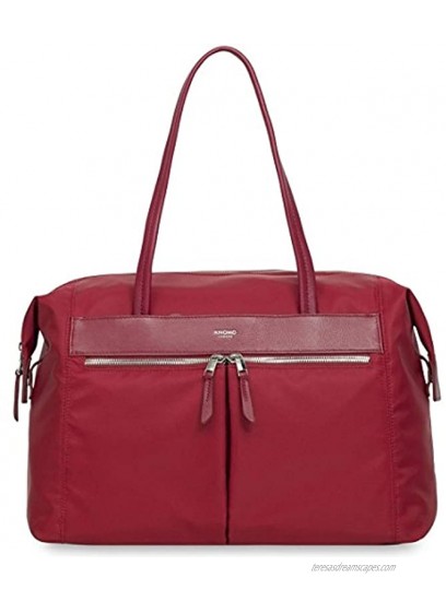 Knomo Knomo Curzon Shoulder Tote Bag Suitable for Up to 15 Inch Laptops Briefcase 38 cm Cherry