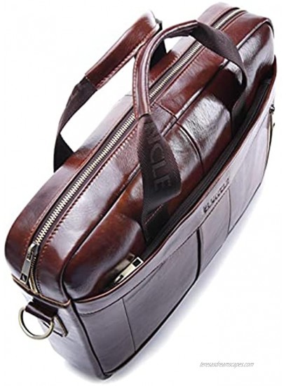Men's Composite Leather Briefcase Men Laptop Bag,Composite Leather Shoulder Messenger Bags Office Handbag Men's Briefcases