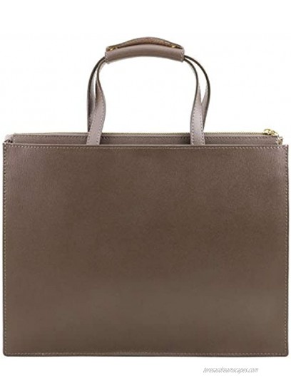 Tuscany Leather Palermo Saffiano Leather Briefcase 3 compartments for Women