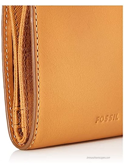 Fossil Women's Emma Leather RFID-Blocking Bifold Wallet