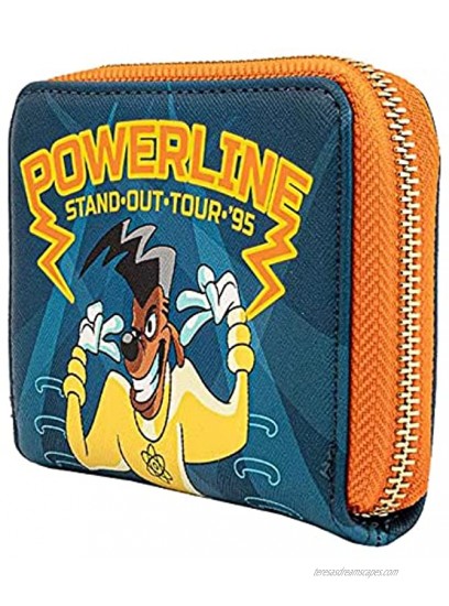 Loungefly Disney Goofy Powerline All Access Pass Zip Around Wallet