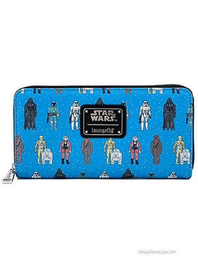 Loungefly Star Wars Action Figure Print Faux Leather Wallet