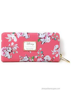 Loungefly X Disney The Aristocats Marie Pink Floral AOP Wallet