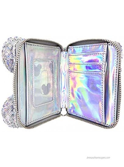 Loungefly X LASR Exclusive Disney Holographic Sequin Minnie Wallet