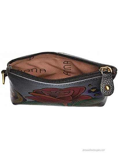 Anna by Anuschka Hand Painted Leather Women's Coin Pouch