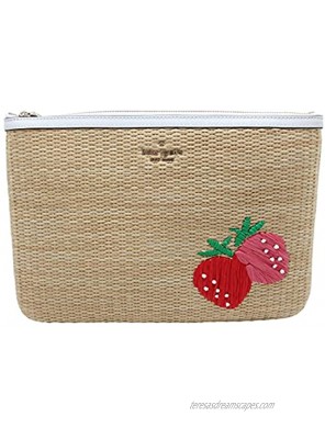 Kate Spade New York Picnic In The Park Large Zip Pouch Natural