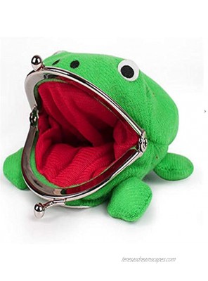 MUXIOM Anime Plush Frog Coin Purse Frog Wallet Anime Cosplay Frog Coin Pouch Frog Change Pouch Ninja Frog Coin Wallet
