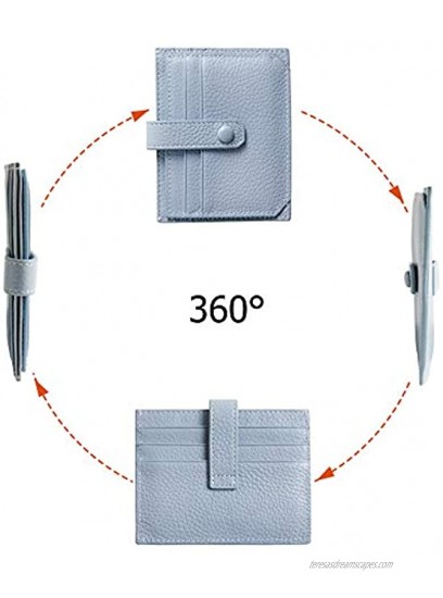 Card Holder wallet ALSWomen Small Pocket wallet for Credit Card Blue