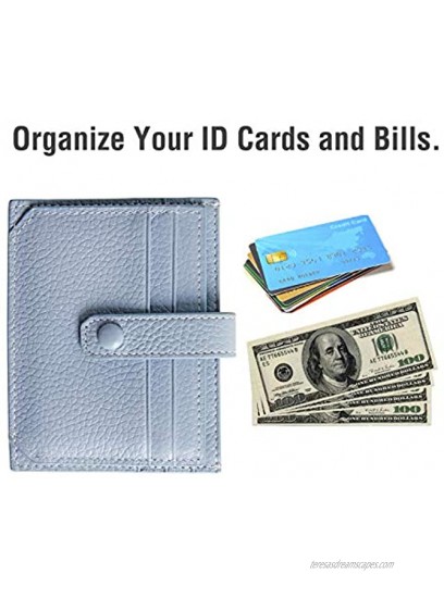 Card Holder wallet ALSWomen Small Pocket wallet for Credit Card Blue