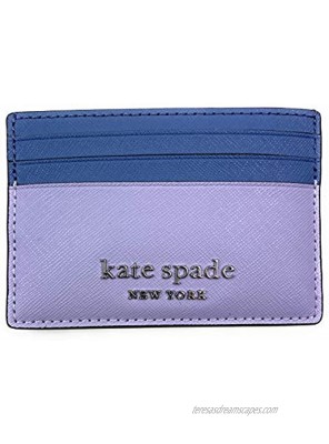 Kate Spade cameron monotone small slim card holder Wallet in Frozenlilacm