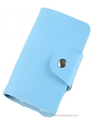 PU leather card bag RFID shield women's business card clip wallet