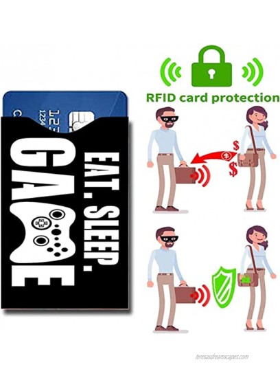 RFID Blocking Sleeve Personalized Credit Card Protector Anti-Theft Credit Card Holder Condom Debit Card Gift for Friends and Family Night Sky