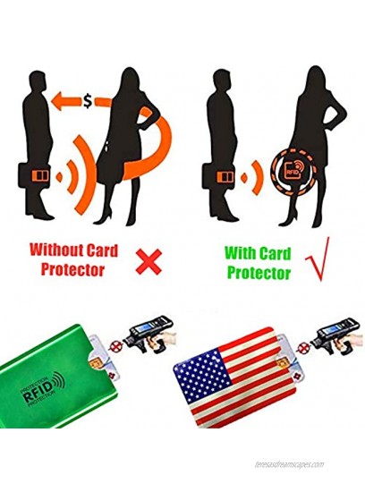 RFID Blocking Sleeves 44 PCS Identity Theft Protection Set of Credit Card Holders 40 PCS & Passport Protectors 4 PCS
