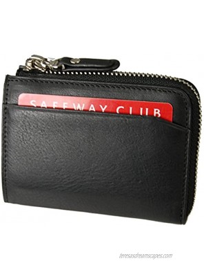 Castello Italian Soft Leather Zip up wallet w RFID