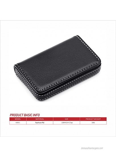 Padike Business Name Card Holder Luxury PU Leather,Business Name Card Holder Wallet Credit card ID Case Holder For Men & Women Keep Your Business Cards Clean